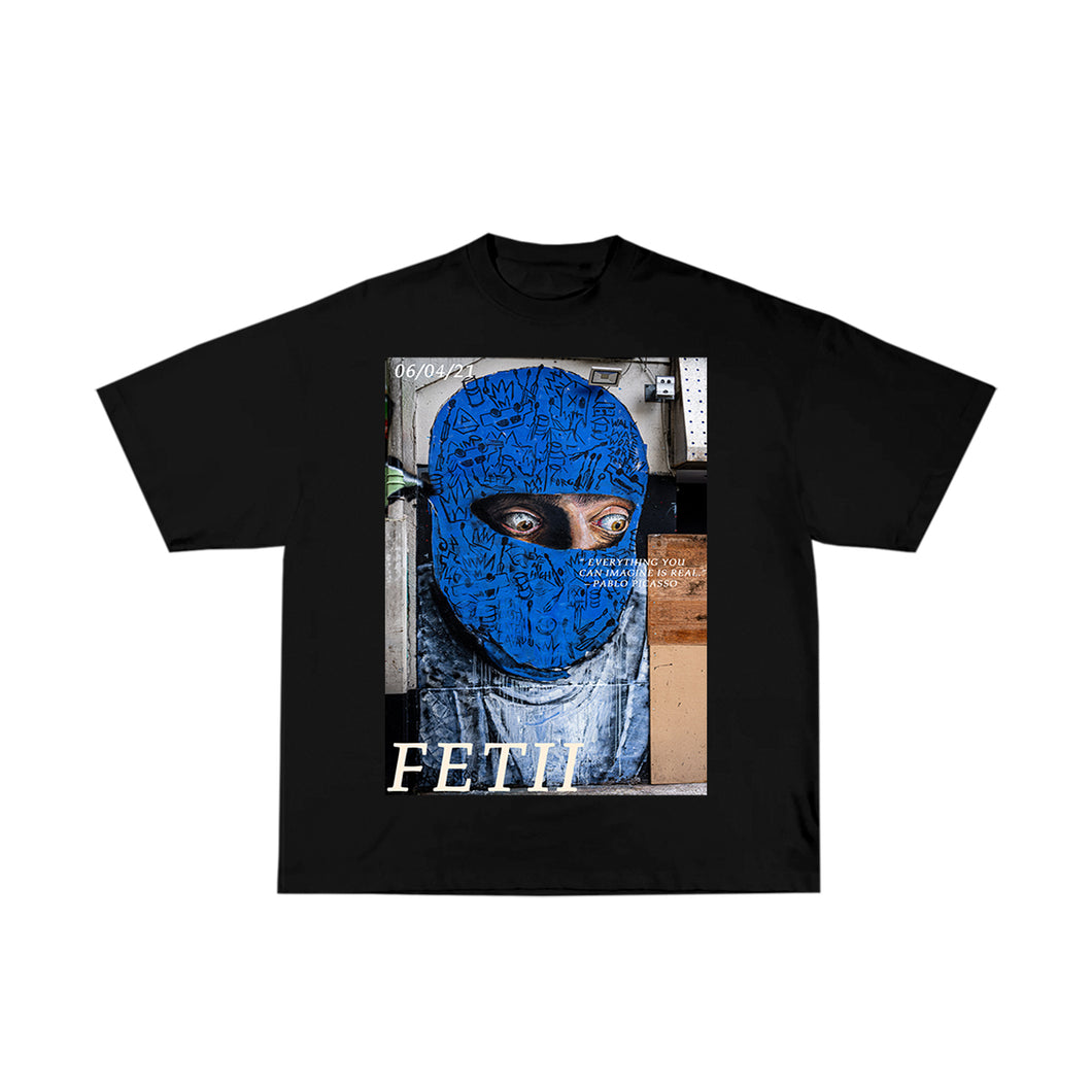 FETII Ski Mask T-shirt Black