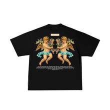 Load image into Gallery viewer, FETII Twin Angel T-Shirt Black