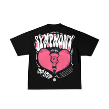 Load image into Gallery viewer, FETII Symphony Of Love T-shirt Black