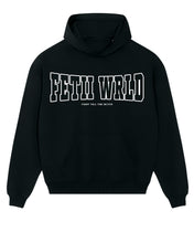 Load image into Gallery viewer, FETII Cherub Hoodie Black