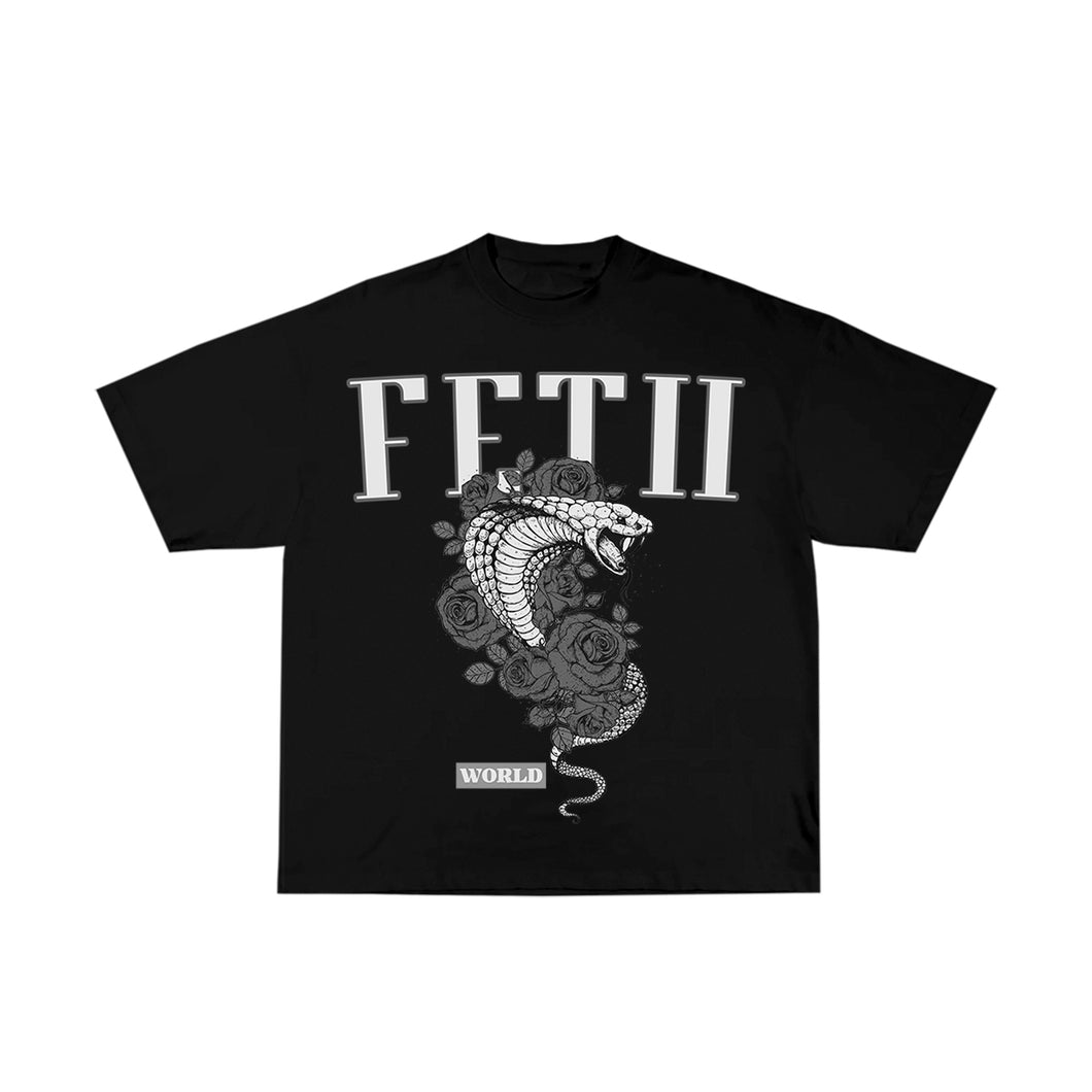 FETII Snake T-shirt Black