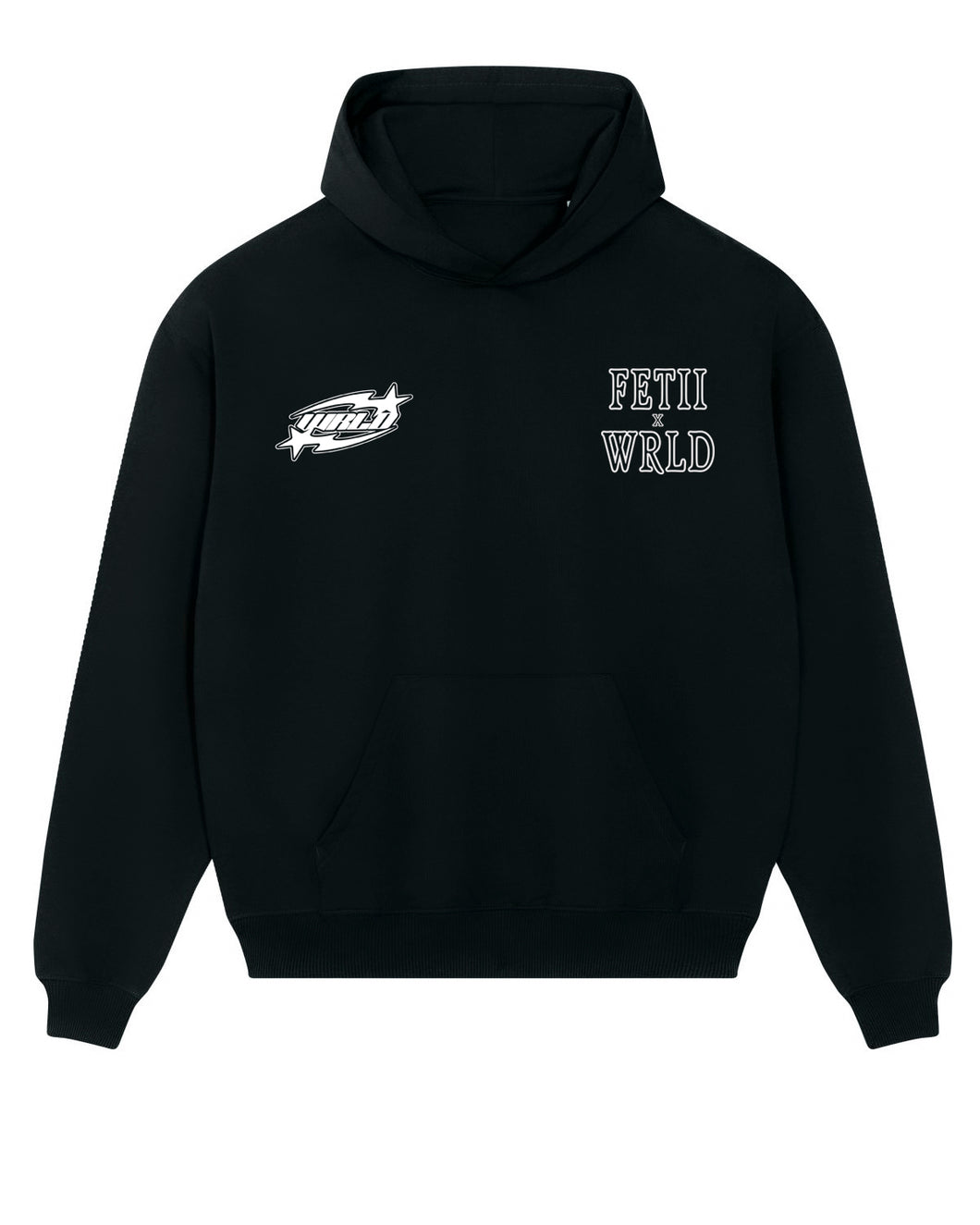 FETII Heart Hoodie Black