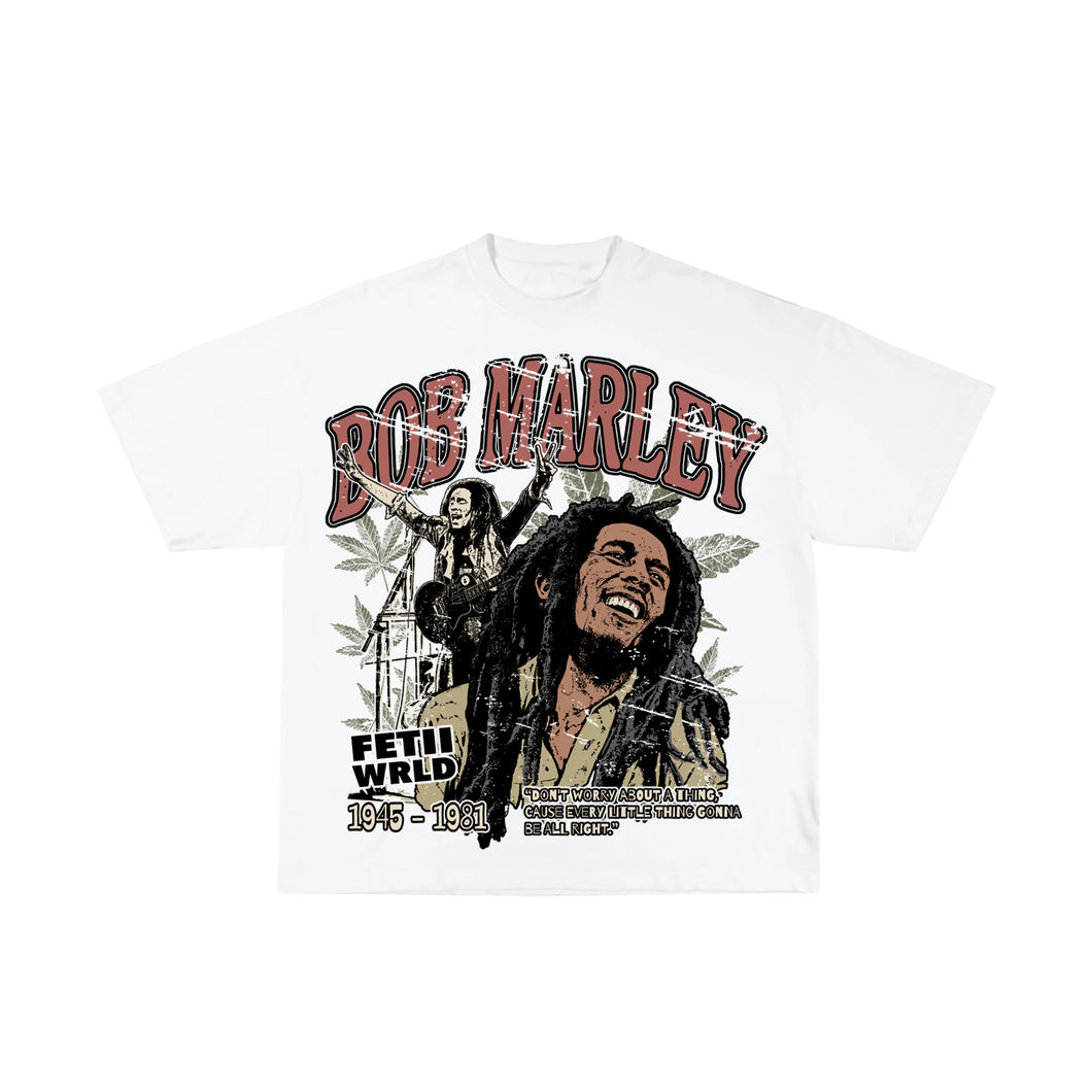 FETII Bob Marley Legend T-shirt White