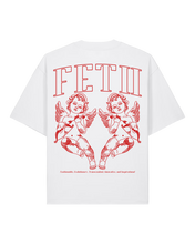 Load image into Gallery viewer, FETII Cherub T-shirt White
