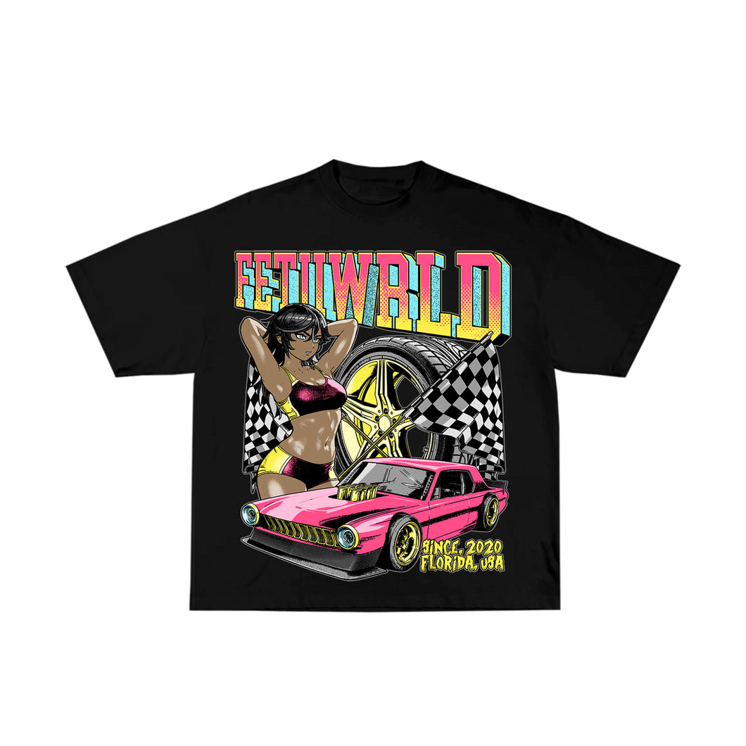 FETII Racer T-shirt Black
