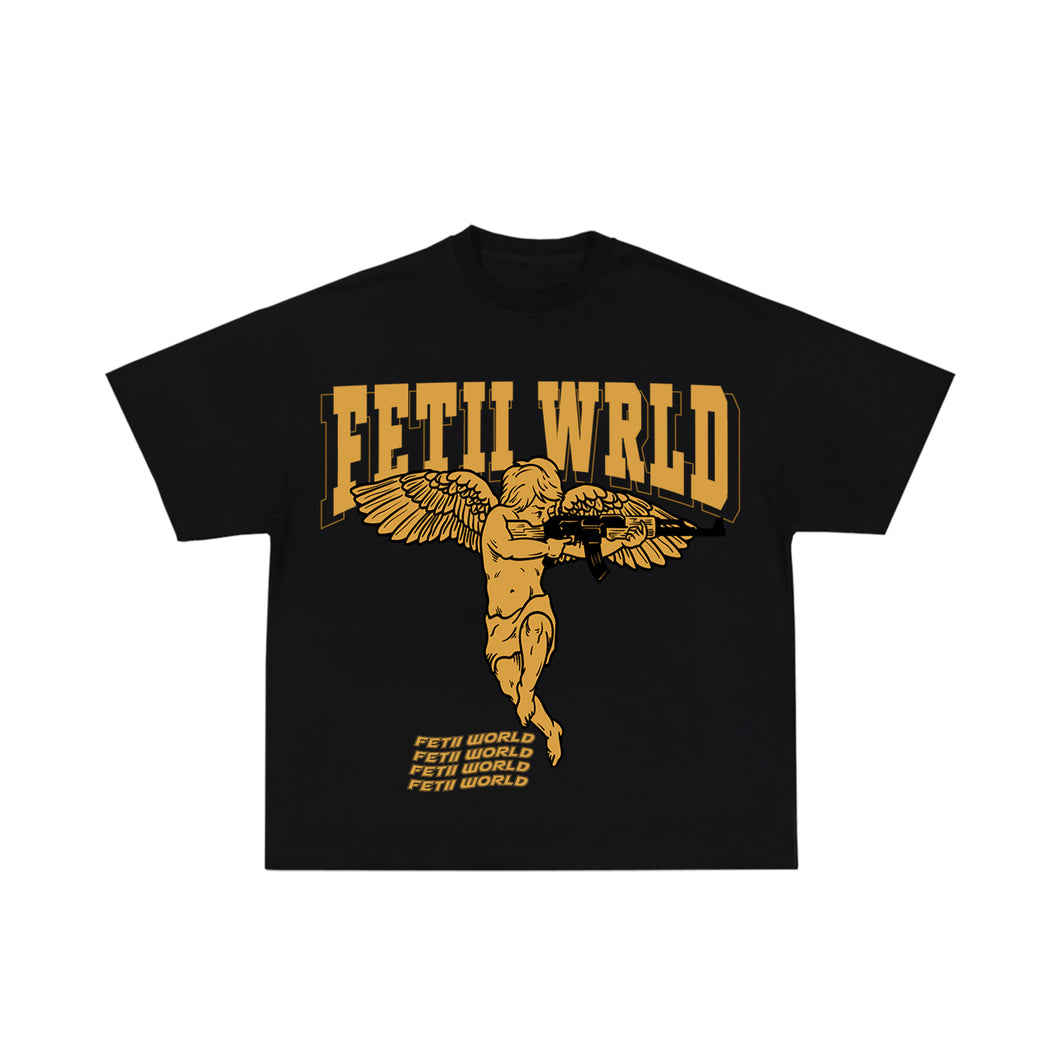 FETII Angel V2 T-shirt Black & Yellow