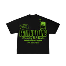 Load image into Gallery viewer, FETII Hotline T-shirt Black
