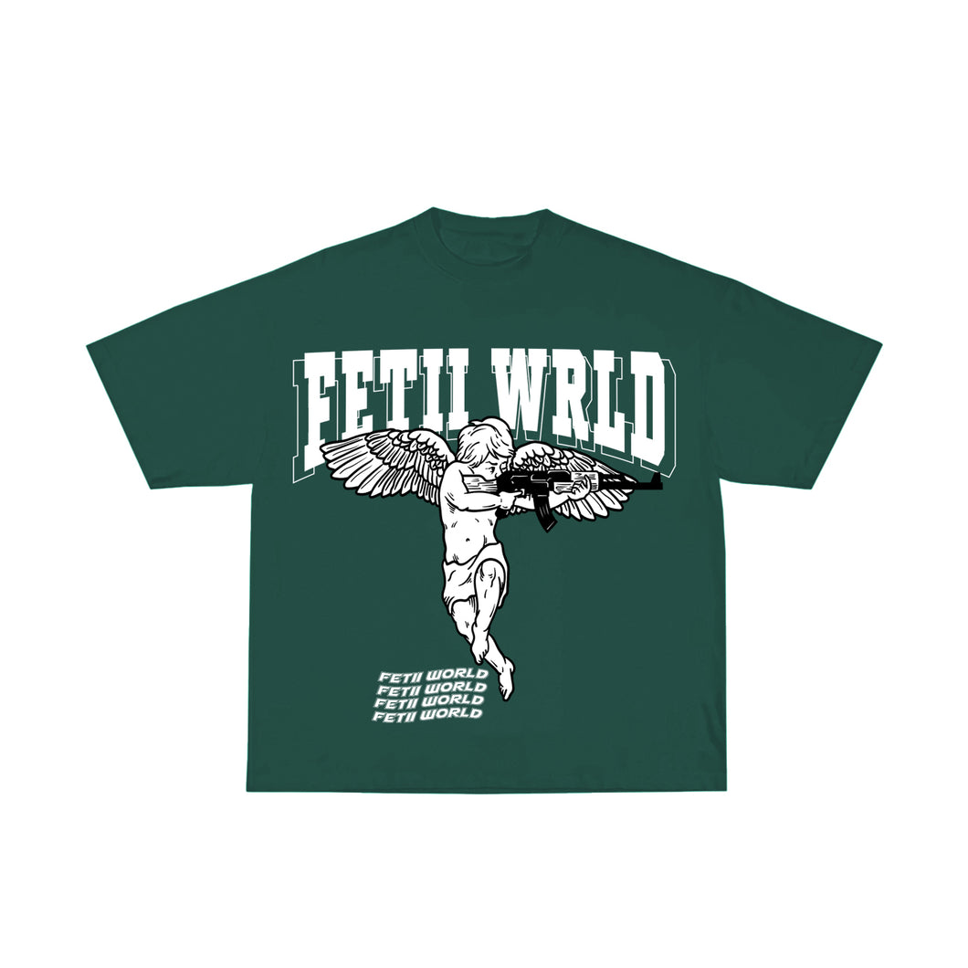 FETII Angel V2 T-shirt Green & White