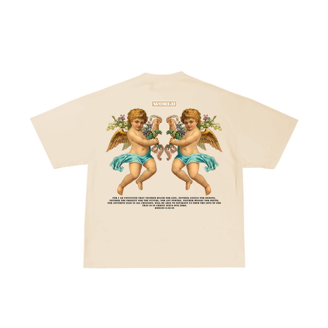 FETII Twin Angel T-Shirt Cream