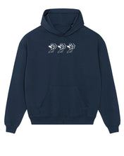 Load image into Gallery viewer, FETII Cherub Hoodie Navy
