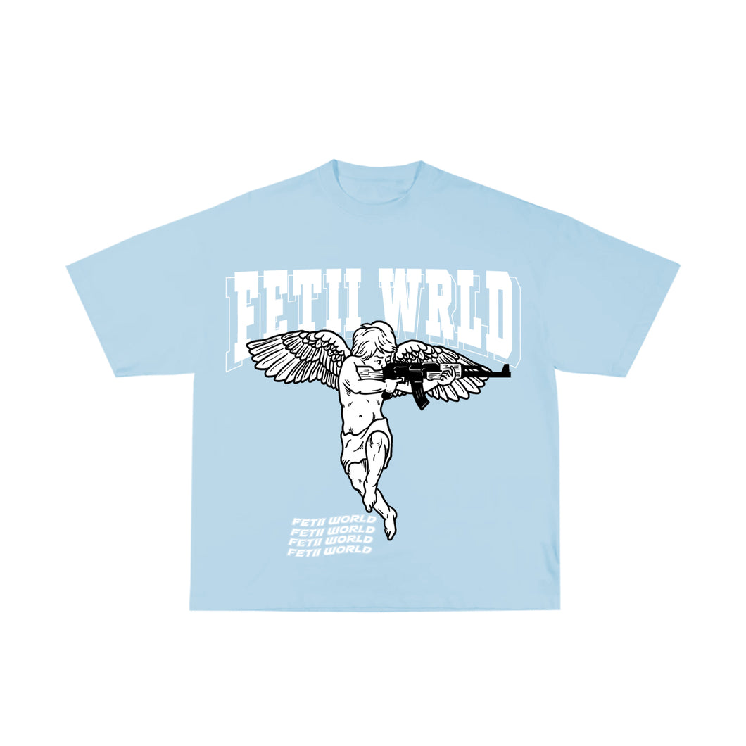FETII Angel V2 T-shirt Sky Blue & White
