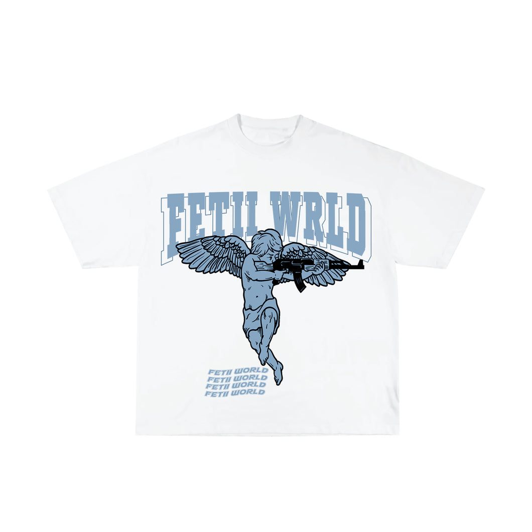 FETII Angel V2 T-shirt White & Baby Blue