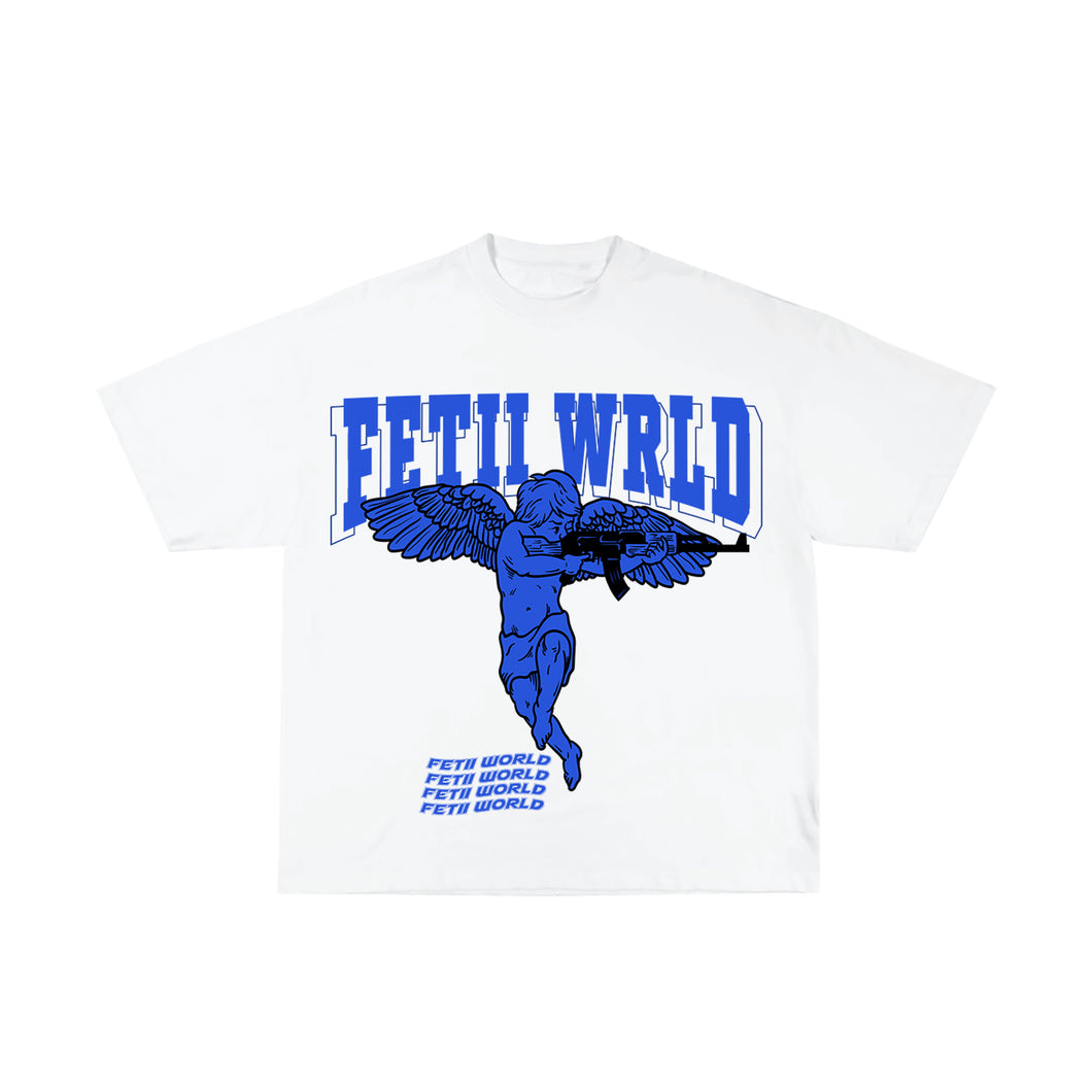 FETII Angel V2 T-shirt White & Blue