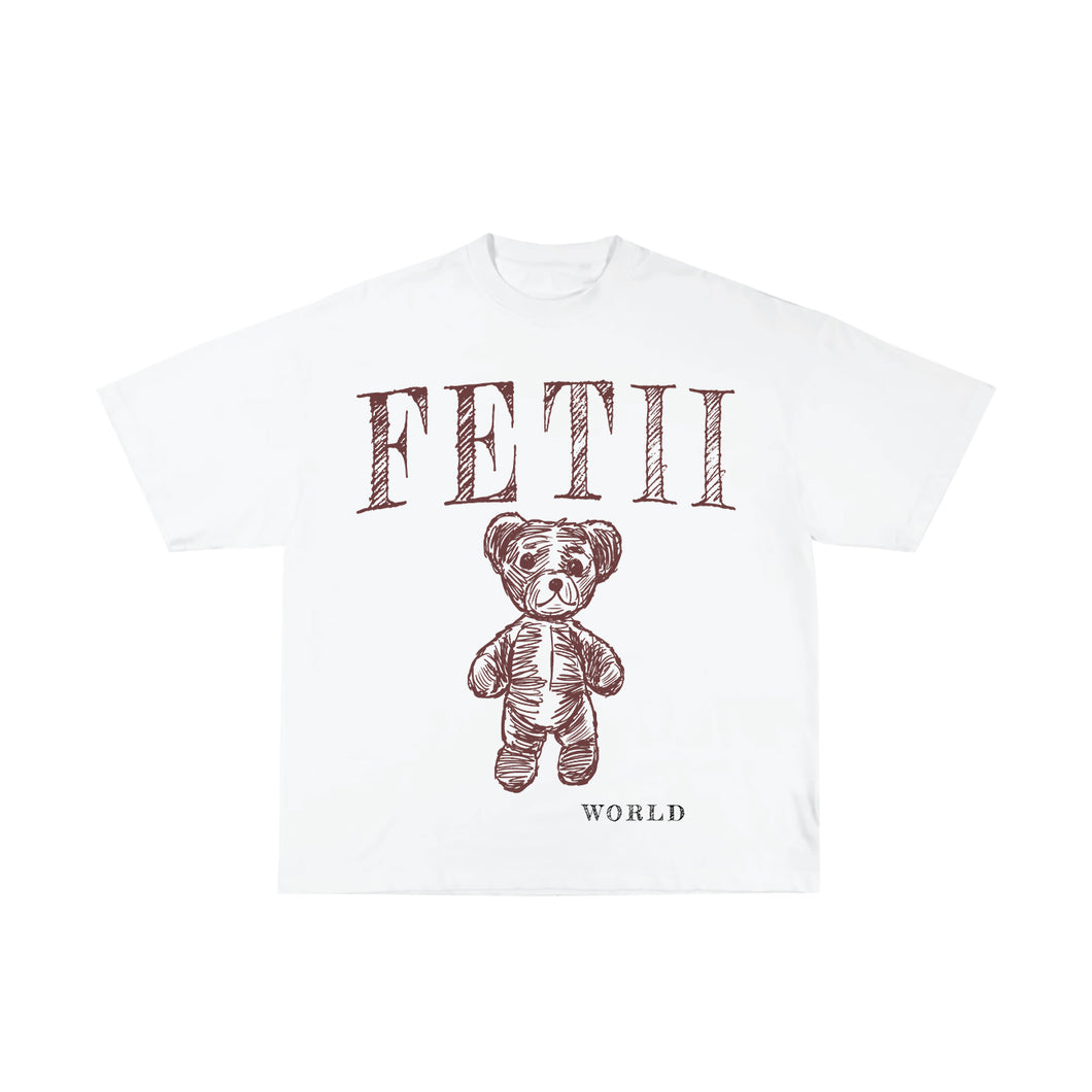 FETII Teddy T-Shirt White